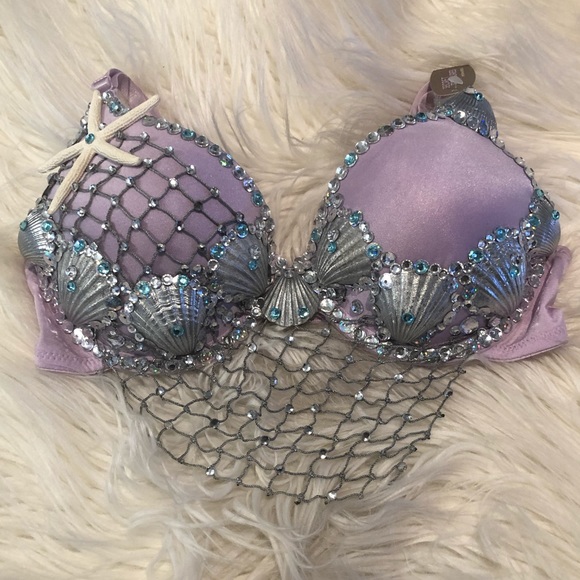 Custom made mermaid seashell bra - Picture 3 of 9